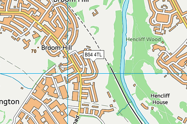 BS4 4TL map - OS VectorMap District (Ordnance Survey)