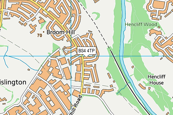 BS4 4TP map - OS VectorMap District (Ordnance Survey)