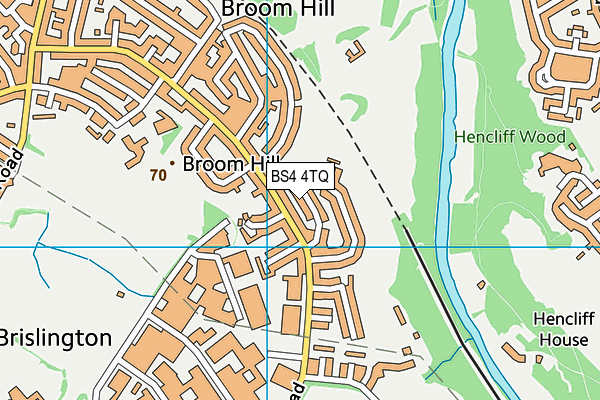 BS4 4TQ map - OS VectorMap District (Ordnance Survey)