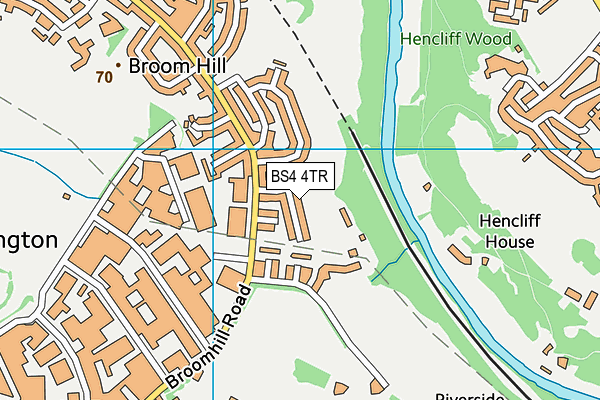 BS4 4TR map - OS VectorMap District (Ordnance Survey)