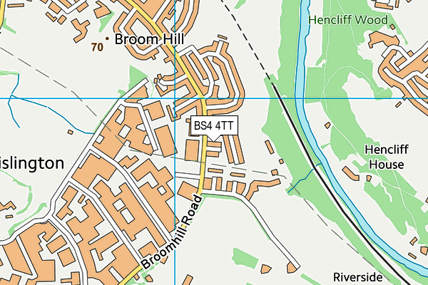 BS4 4TT map - OS VectorMap District (Ordnance Survey)