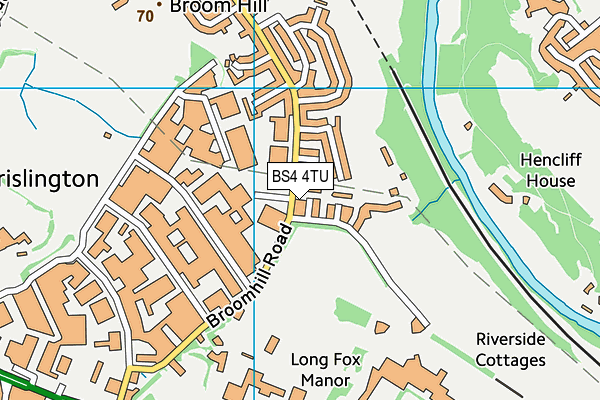 BS4 4TU map - OS VectorMap District (Ordnance Survey)