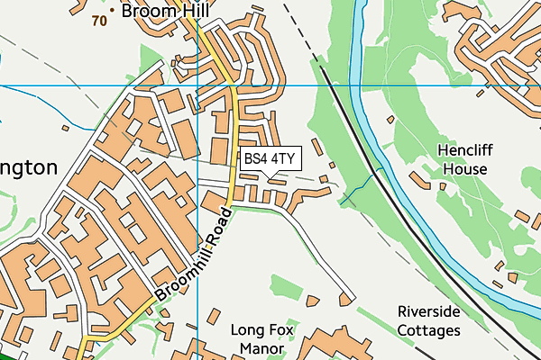 BS4 4TY map - OS VectorMap District (Ordnance Survey)