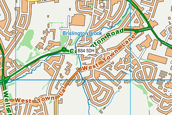 BS4 5DH map - OS VectorMap District (Ordnance Survey)