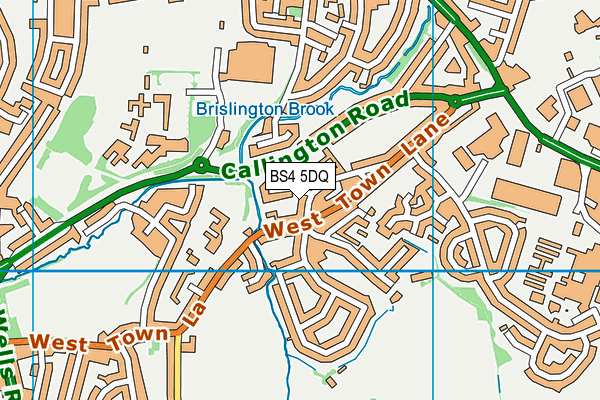 BS4 5DQ map - OS VectorMap District (Ordnance Survey)