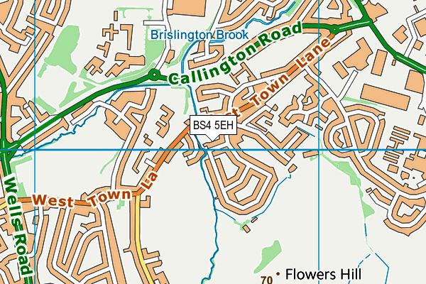 BS4 5EH map - OS VectorMap District (Ordnance Survey)