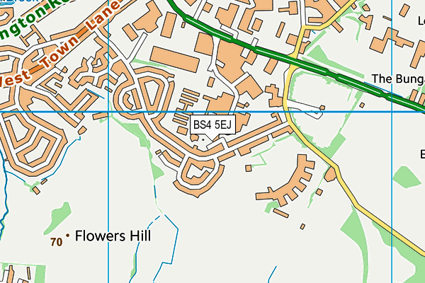 BS4 5EJ map - OS VectorMap District (Ordnance Survey)