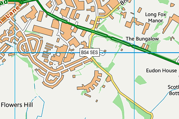 BS4 5ES map - OS VectorMap District (Ordnance Survey)