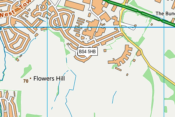 BS4 5HB map - OS VectorMap District (Ordnance Survey)
