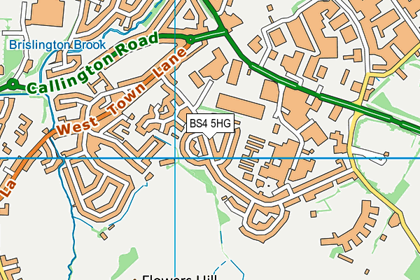 BS4 5HG map - OS VectorMap District (Ordnance Survey)
