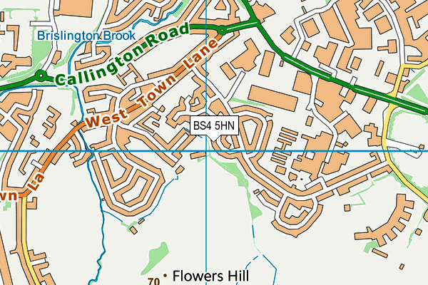 BS4 5HN map - OS VectorMap District (Ordnance Survey)