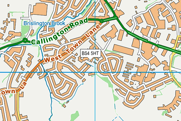 BS4 5HT map - OS VectorMap District (Ordnance Survey)