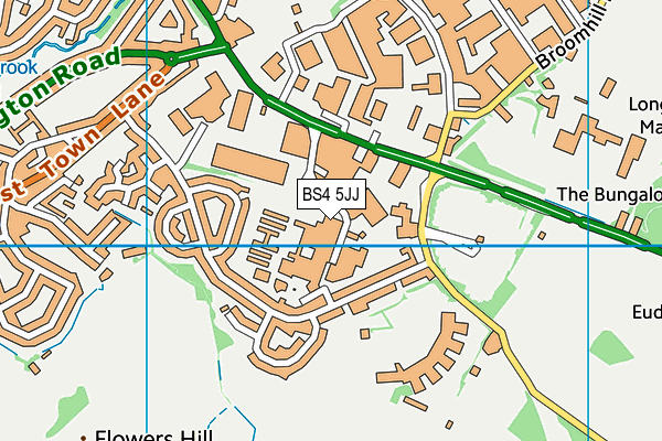 BS4 5JJ map - OS VectorMap District (Ordnance Survey)