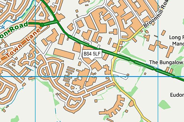 BS4 5LF map - OS VectorMap District (Ordnance Survey)