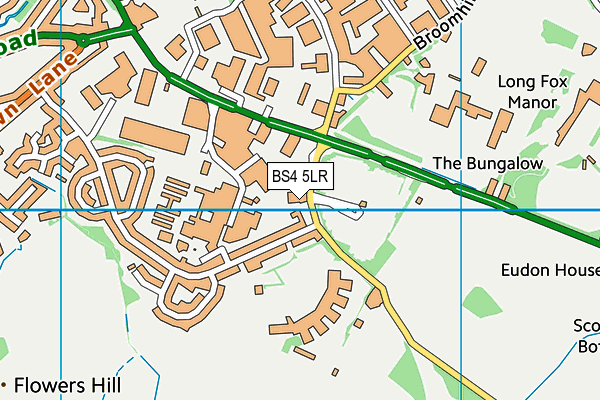 BS4 5LR map - OS VectorMap District (Ordnance Survey)