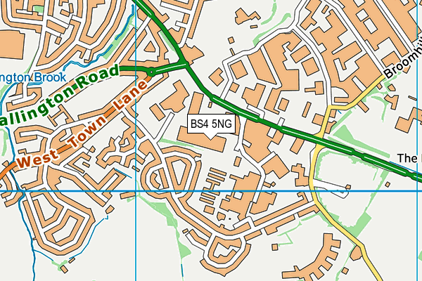 Puregym (Bristol Brislington) map (BS4 5NG) - OS VectorMap District (Ordnance Survey)