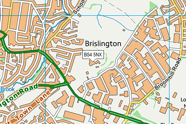 BS4 5NX map - OS VectorMap District (Ordnance Survey)