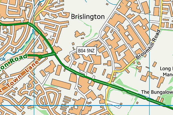 BS4 5NZ map - OS VectorMap District (Ordnance Survey)
