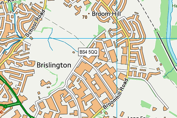 BS4 5QQ map - OS VectorMap District (Ordnance Survey)