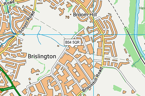 BS4 5QR map - OS VectorMap District (Ordnance Survey)