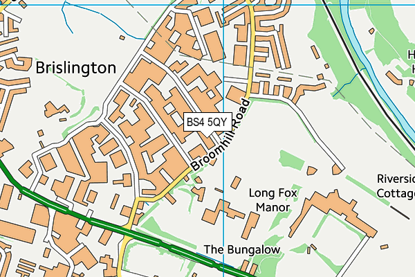 BS4 5QY map - OS VectorMap District (Ordnance Survey)