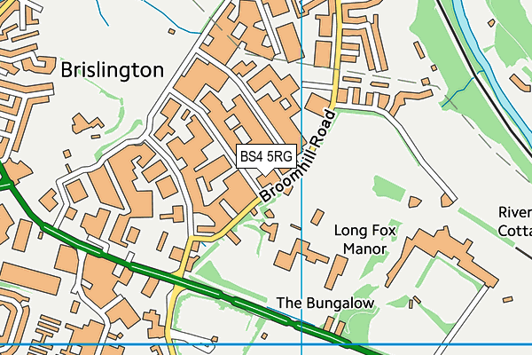 BS4 5RG map - OS VectorMap District (Ordnance Survey)