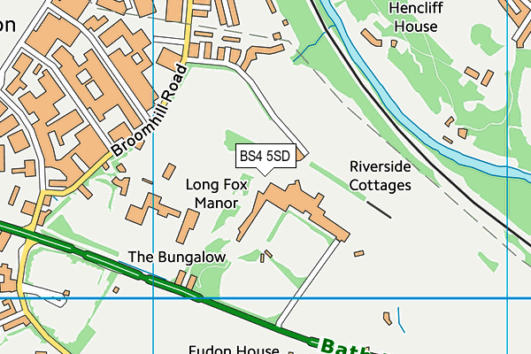 BS4 5SD map - OS VectorMap District (Ordnance Survey)