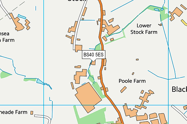 BS40 5ES map - OS VectorMap District (Ordnance Survey)