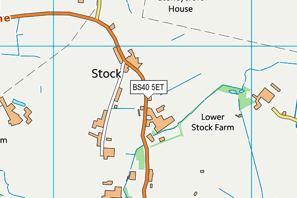 BS40 5ET map - OS VectorMap District (Ordnance Survey)