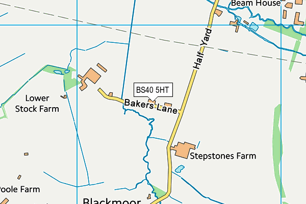 BS40 5HT map - OS VectorMap District (Ordnance Survey)