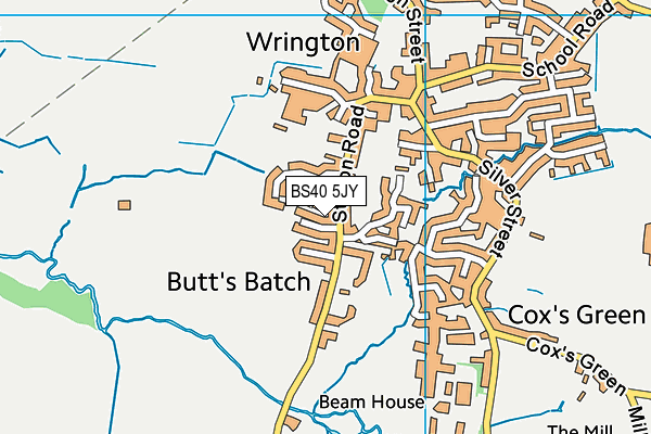 BS40 5JY map - OS VectorMap District (Ordnance Survey)