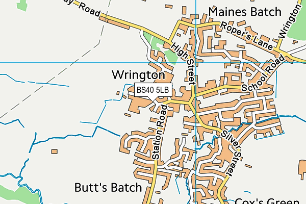 BS40 5LB map - OS VectorMap District (Ordnance Survey)