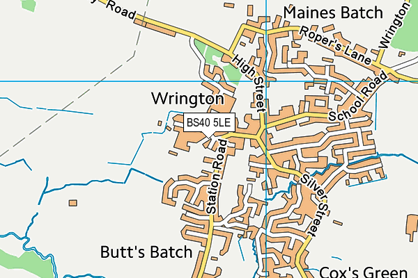 BS40 5LE map - OS VectorMap District (Ordnance Survey)