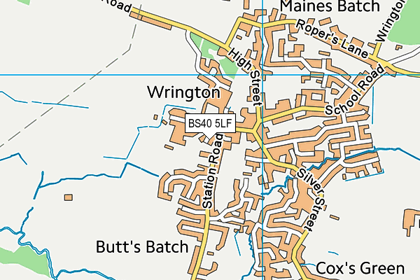 BS40 5LF map - OS VectorMap District (Ordnance Survey)