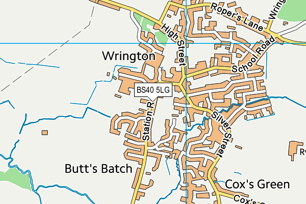 BS40 5LG map - OS VectorMap District (Ordnance Survey)