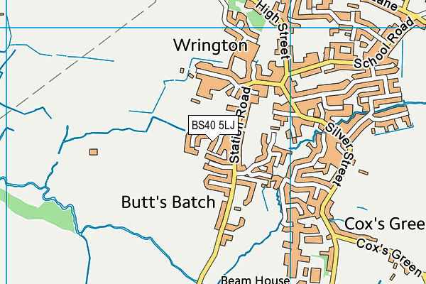 BS40 5LJ map - OS VectorMap District (Ordnance Survey)