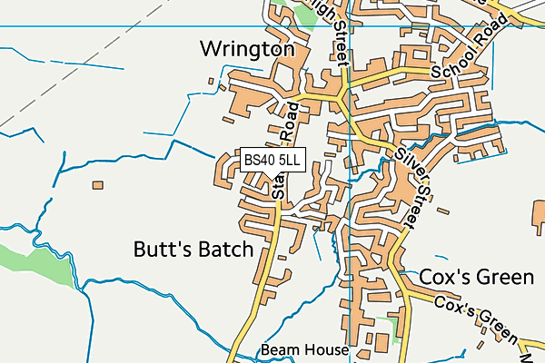 BS40 5LL map - OS VectorMap District (Ordnance Survey)