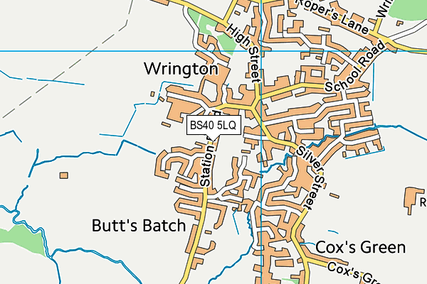 BS40 5LQ map - OS VectorMap District (Ordnance Survey)