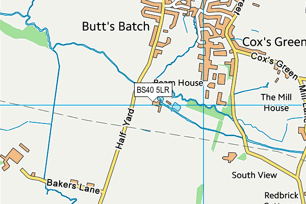 BS40 5LR map - OS VectorMap District (Ordnance Survey)