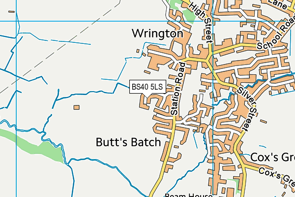 BS40 5LS map - OS VectorMap District (Ordnance Survey)