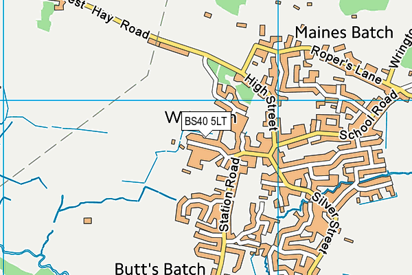 BS40 5LT map - OS VectorMap District (Ordnance Survey)