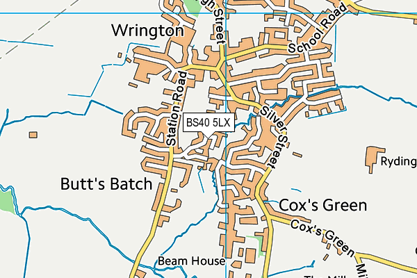 BS40 5LX map - OS VectorMap District (Ordnance Survey)