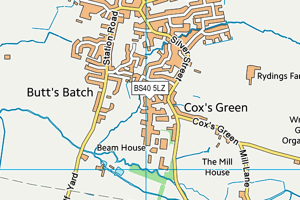 BS40 5LZ map - OS VectorMap District (Ordnance Survey)