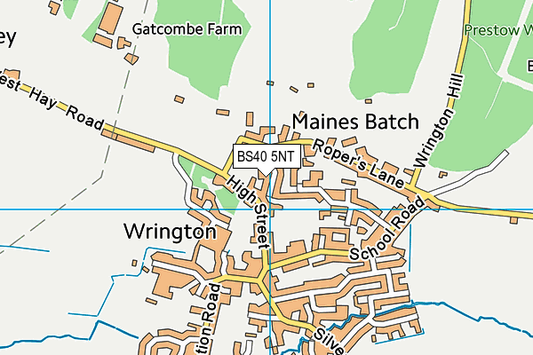 BS40 5NT map - OS VectorMap District (Ordnance Survey)