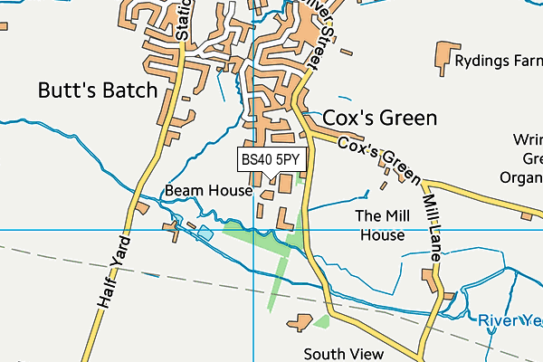BS40 5PY map - OS VectorMap District (Ordnance Survey)