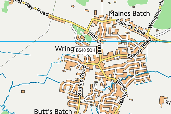 BS40 5QH map - OS VectorMap District (Ordnance Survey)