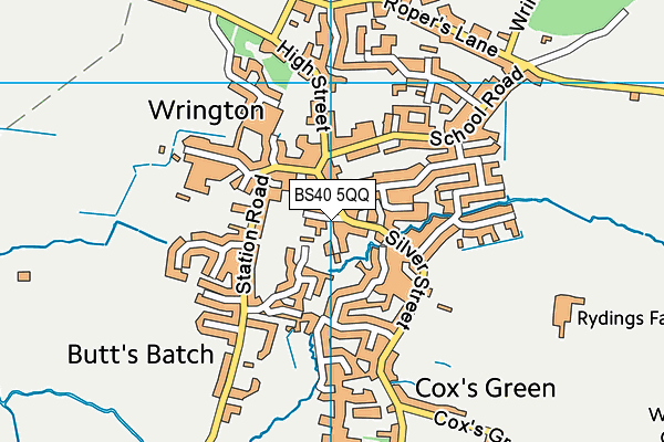 BS40 5QQ map - OS VectorMap District (Ordnance Survey)