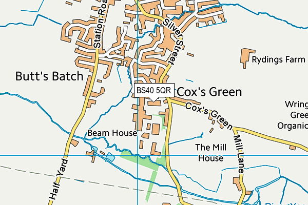 BS40 5QR map - OS VectorMap District (Ordnance Survey)