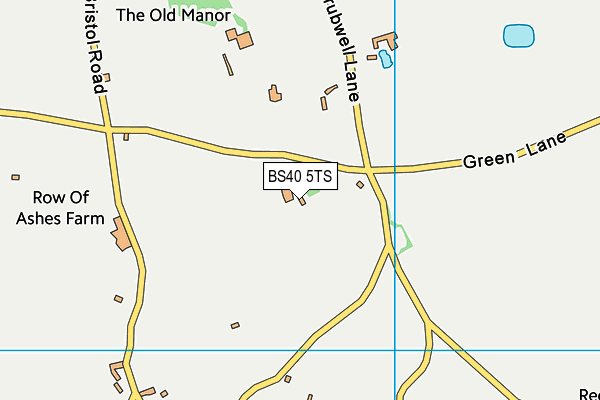 BS40 5TS map - OS VectorMap District (Ordnance Survey)