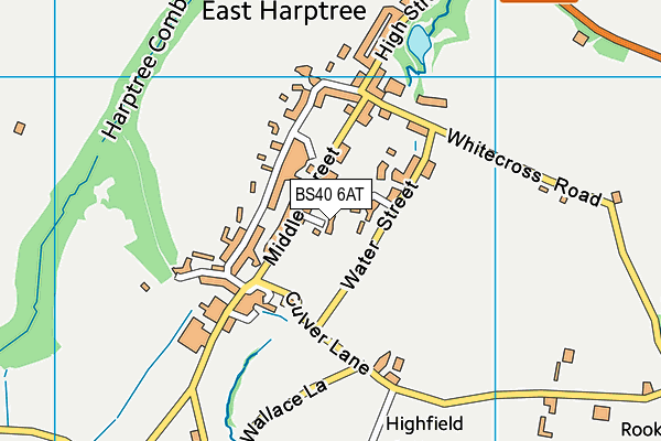 BS40 6AT map - OS VectorMap District (Ordnance Survey)